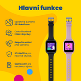 Kinder GPS-Uhr KLOKI Star - Schwarz