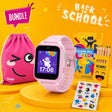Back to School Bundle: KLOKI Star Kids' GPS Calling Watch - Pink