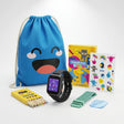 Back to School Paket MAX: Kinder-GPS-Uhr mit Anruffunktion KLOKI Star - Schwarz