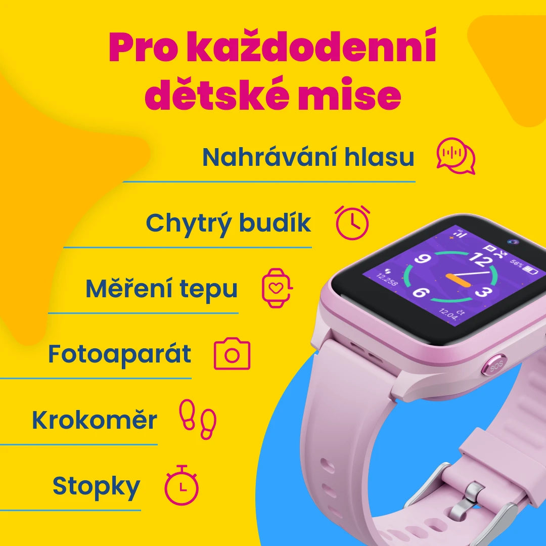 Kids' GPS Calling Watch KLOKI Star - Black | Promo Bundle