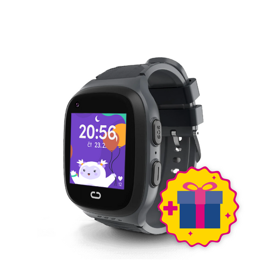 Kinder GPS Telefonu Uhr KLOKI - Schwarz