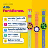 Kinder-GPS-Uhr mit Anruffunktion KLOKI Moon - Blau