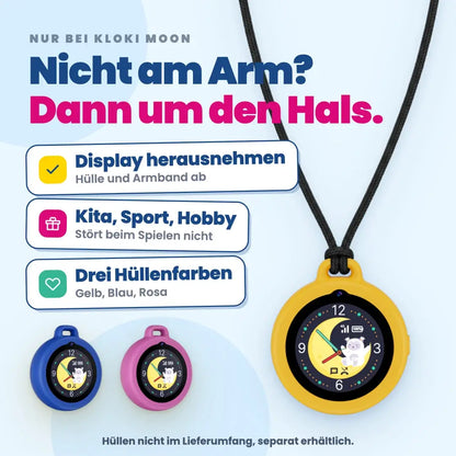 Kinder-GPS-Uhr mit Anruffunktion KLOKI Moon - Blau