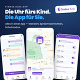 Kinder-GPS-Uhr mit Anruffunktion KLOKI Moon - Blau