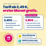 Kinder-GPS-Uhr mit Anruffunktion KLOKI Moon - Blau