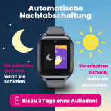 Kinder-GPS-Telefonuhr KLOKI Star - Schwarz