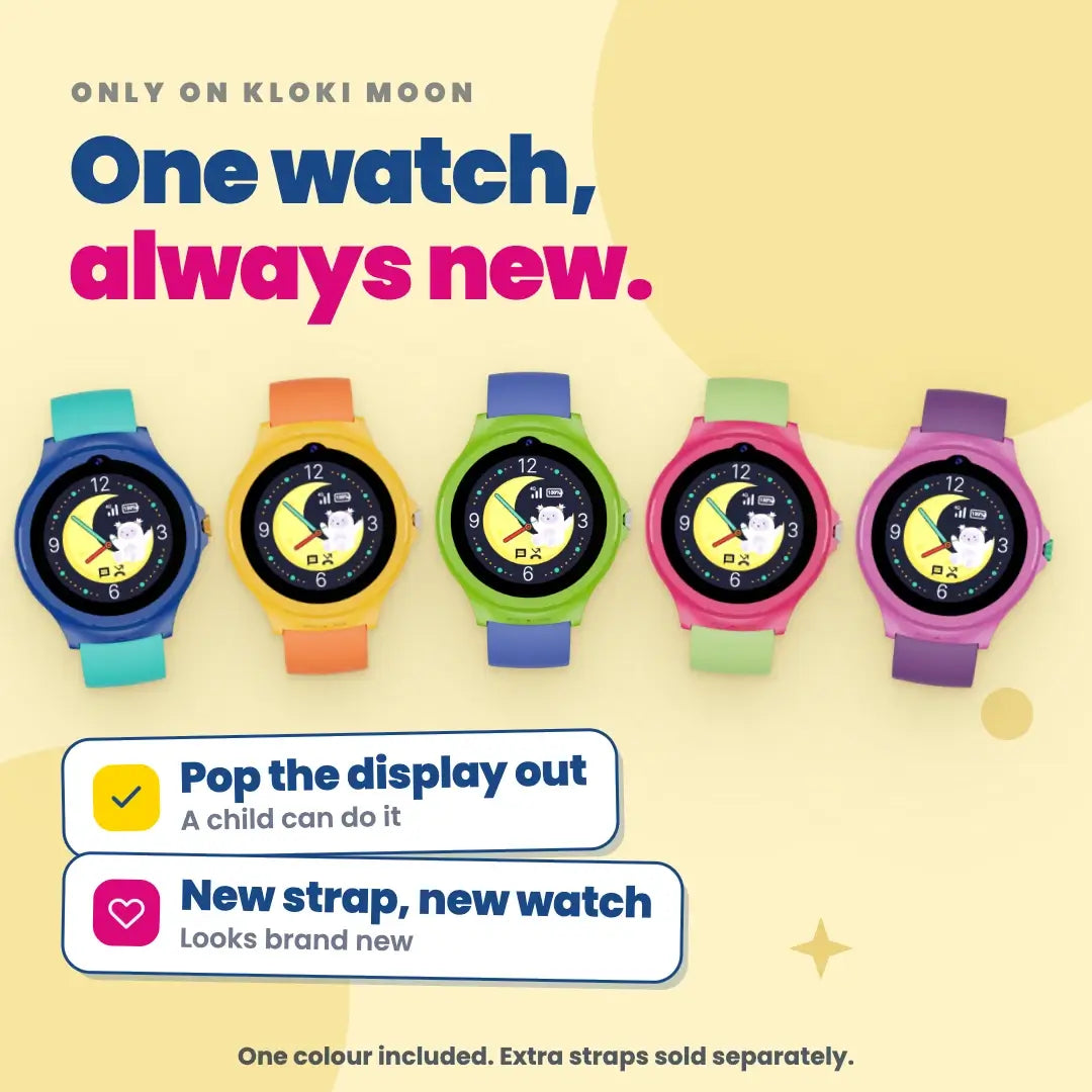Kids' Calling GPS Watch KLOKI Moon - Blue