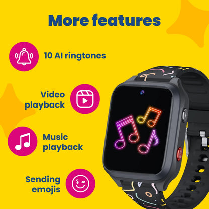 KLOKI Star Kids GPS Calling Watch – Pink | Summer Bundle