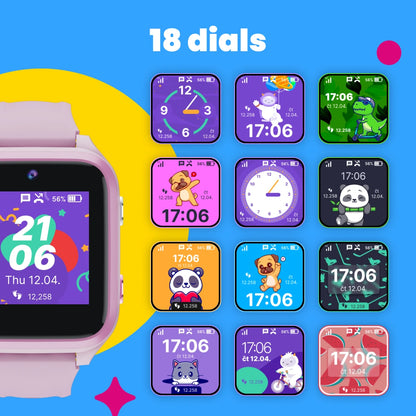 KLOKI Star Kids GPS Calling Watch – Pink | Summer Bundle