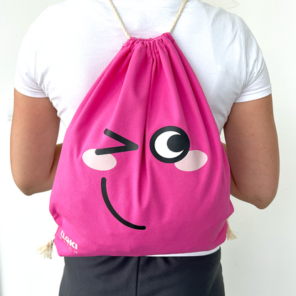 KLOKI Rucksack - Beschützer für Hausschuhe und Sportunterricht