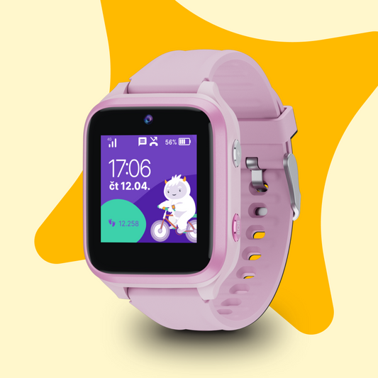 Children's GPS Calling Watch KLOKI Star - Pink