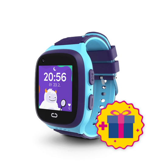 Kinder GPS Telefonu Uhr KLOKI - Blau