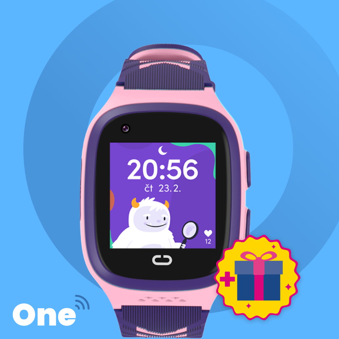 Children's GPS Calling Watch KLOKI One - Pink