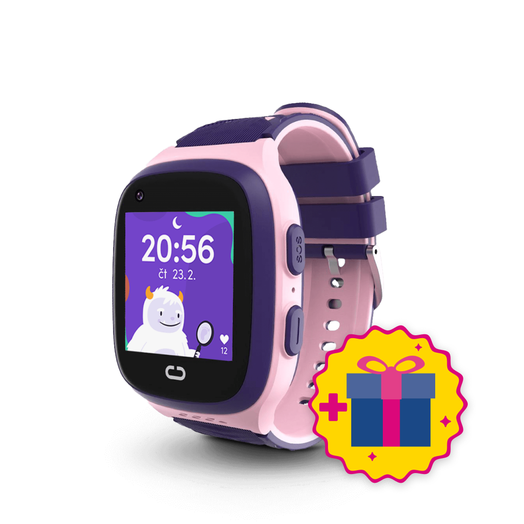 Children's calling GPS watch KLOKI - Pink