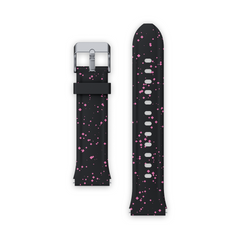 Black with pink dots
